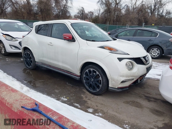 2015 Nissan Juke SL z VIN JN8AF5MV2FT564248, wystawiony jako IAAI lot #41249927 z przebiegiem 91 954 mil mil oraz . Historia ofert i sprzedaży dostępna na DreamBid. Obrazek 1.