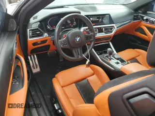 2022 BMW M4 Competition xDrive with VIN WBS43AZ03NCK18031, listed as a Copart auction lot 75090034 with 18,837 mi miles and Non Repairable. Bid and sale history available at carsss.com. Image 8.