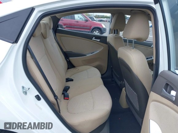 2013 Hyundai Accent GLS with VIN KMHCT4AE6DU291877, listed as a IAAI auction lot 41931876 with 136,781 mi miles. Bid and sale history available at carsss.com. Image 8.