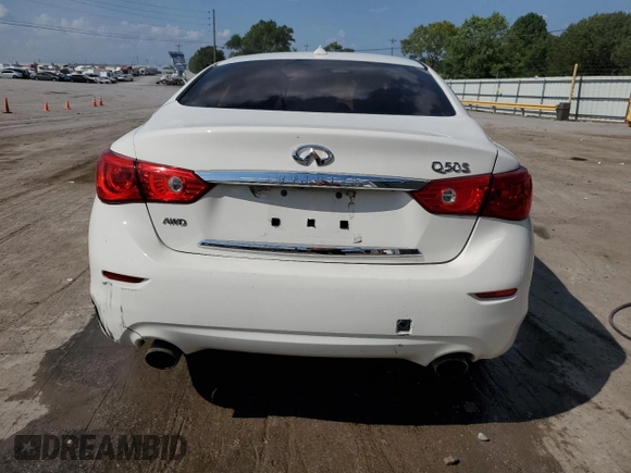 2017 Infiniti Q50 Premium с VIN JN1EV7AR8HM834862, выставлен на аукционе Copart как лот 62843284 с пробегом 65 169 миль миль и На запчасти • Non repairable. История ставок и продаж доступна на DreamBid. Изображение 6.