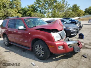 2007 Mercury Mountaineer Premier with VIN 4M2EU48817UJ06045, listed as a Copart auction lot 71610734 with 171,335 mi miles and Salvage Title. Bid and sale history available at carsss.com. Image 4.