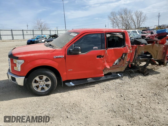 2015 Ford F-150 XLT with VIN 1FTEW1EG8FKD70612, listed as a Copart auction lot 48912685 with 181,241 mi miles and Salvage Title. Bid and sale history available at carsss.com. Image 1.