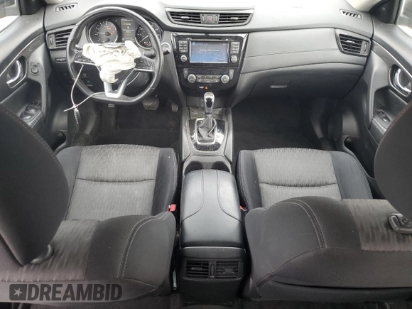 2017 Nissan Rogue S with VIN JN8AT2MV5HW264468, listed as a Copart auction lot 46550275 with 74,006 mi miles and Salvage Title. Bid and sale history available at carsss.com. Image 8.