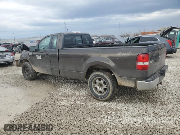 2005 Ford F-150 XL with VIN 1FTRF14W75NB06871, listed as a Copart auction lot 46495735 with 300,368 mi miles and Salvage Title. Bid and sale history available at carsss.com. Image 2.