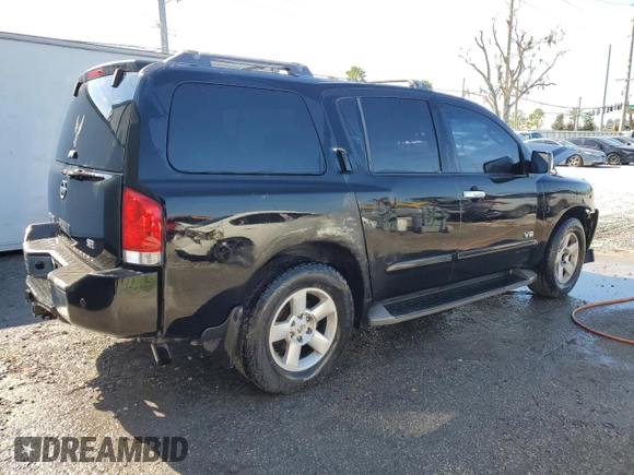 2006 Nissan Armada LE z VIN 5N1AA08A76N704895, wystawiony jako Copart lot #43348725 z przebiegiem 347 843 mil mil oraz Szkoda całkowita • Salvage title. Historia ofert i sprzedaży dostępna na DreamBid. Obrazek 3.