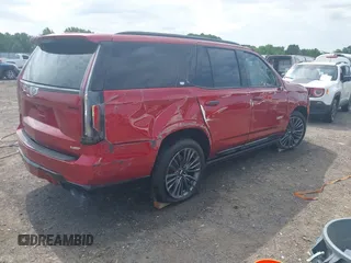 2024 Cadillac Escalade AWD V-Series z VIN 1GYS4HK99RR339334, wystawiony jako IAAI lot #42280146 z przebiegiem 19 210 mil mil oraz . Historia ofert i sprzedaży dostępna na DreamBid. Obrazek 4.