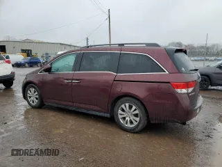 2015 Honda Odyssey EX with VIN 5FNRL5H40FB068845, listed as a Copart auction lot 52251975 with 100,565 mi miles and Salvage Title. Bid and sale history available at DreamBid. Image 2.