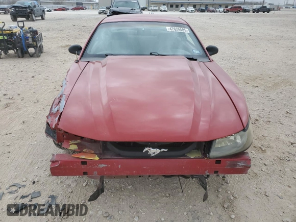 1999 Ford Mustang GT z VIN 1FAFP42X2XF142581, wystawiony jako Copart lot #47624405 z przebiegiem Nie podano mil oraz Szkoda całkowita • Salvage title. Historia ofert i sprzedaży dostępna na DreamBid. Obrazek 5.