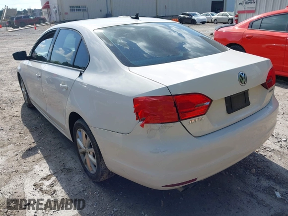 2012 Volkswagen Jetta Sedan SE w/Convenience & Sunroof with VIN 3VWDX7AJ9CM341490, listed as a IAAI auction lot 42147872 with 207,723 mi miles. Bid and sale history available at carsss.com. Image 3.