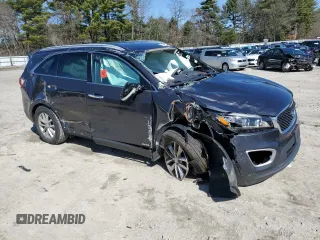 2017 Kia Sorento LX with VIN 5XYPGDA3XHG288867, listed as a Copart auction lot 49844105 with 0 mi miles and Salvage Title. Bid and sale history available at carsss.com. Image 4.