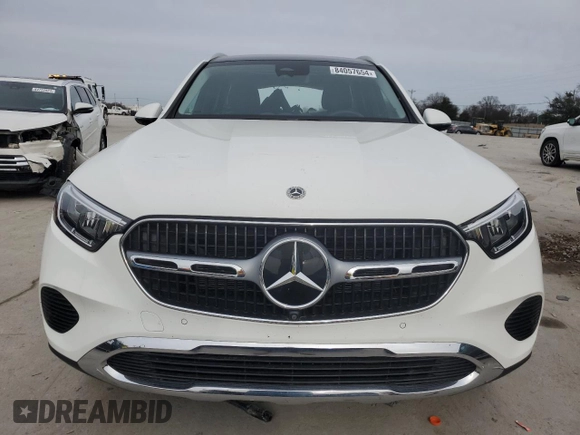 2023 Mercedes-Benz GLC with VIN W1NKM4GB8PF025496, listed as a Copart auction lot 84057654 with 12,844 mi miles and Salvage Title. Bid and sale history available at carsss.com. Image 5.