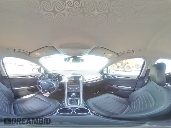 2013 Ford Fusion SE Hybrid with VIN 3FA6P0LU9DR281697, listed as a Copart auction lot 58583675 with 136,121 mi miles and Salvage title. Bid and sale history available at DreamBid. Image 14.
