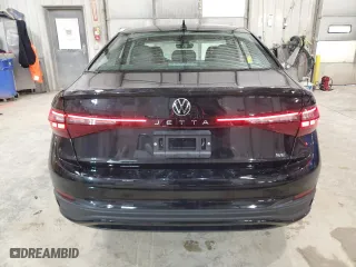 2025 Volkswagen Jetta SE with VIN 3VW7X7BU0SM013458, listed as a Copart auction lot 87836735 with 433 mi miles and Salvage Title. Bid and sale history available at carsss.com. Image 6.