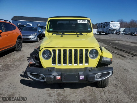 2023 Jeep Gladiator Overland with VIN 1C6HJTFG9PL547578, listed as a Copart auction lot 47018785 with 36,010 mi miles and Salvage Title. Bid and sale history available at carsss.com. Image 5.