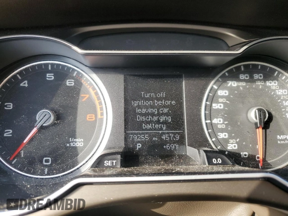 2013 Audi A4 Premium Plus с VIN WAUFFAFL7DN032109, выставлен на аукционе Copart как лот 57031925 с пробегом 79 255 миль миль и Списание • Salvage title. История ставок и продаж доступна на DreamBid. Изображение 9.