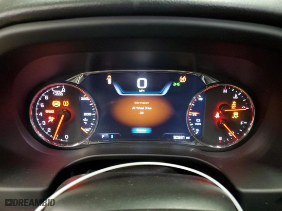 2017 GMC Acadia Denali with VIN 1GKKNXLS9HZ265835, listed as a Copart auction lot 41785125 with 90,981 mi miles and Salvage Title. Bid and sale history available at carsss.com. Image 9.