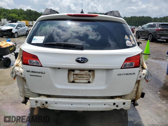 2013 Subaru Outback Limited with VIN 4S4BRCKC5D3231211, listed as a Copart auction lot 61009605 with 180,588 mi miles and Salvage title. Bid and sale history available at DreamBid. Image 6.