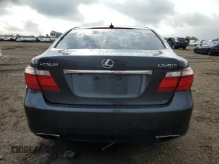 2008 Lexus LS 460 with VIN JTHBL46FX85054681, listed as a Copart auction lot 61207375 with 174,753 mi miles and Salvage title. Bid and sale history available at DreamBid. Image 6.