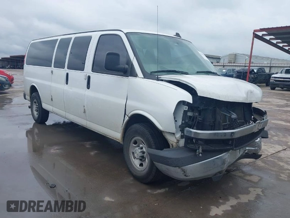 2016 Chevrolet Express Passenger LT with VIN 1GAZGPFG6G1133651, listed as a IAAI auction lot 41891733 with 167,344 mi miles and . Bid and sale history available at DreamBid. Image 1.