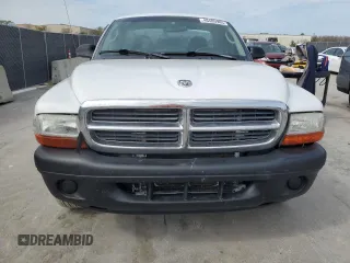 2004 Dodge Dakota with VIN 1D7FL16K34S621135, listed as a Copart auction lot 46485985 with 202,197 mi miles and Salvage Title. Bid and sale history available at carsss.com. Image 5.