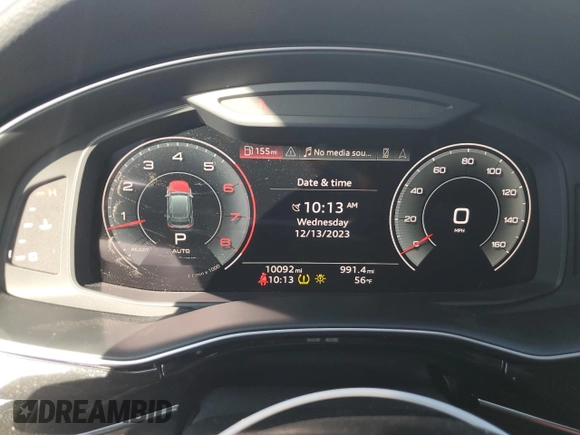 2023 Audi Q8 Premium Plus with VIN WA1BVBF14PD005012, listed as a Copart auction lot 79888553 with 10,092 mi miles and . Bid and sale history available at DreamBid. Image 9.
