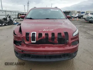 2014 Jeep Cherokee Latitude with VIN 1C4PJLCBXEW172132, listed as a Copart auction lot 47528285 with 154,268 mi miles and Salvage Title. Bid and sale history available at carsss.com. Image 5.