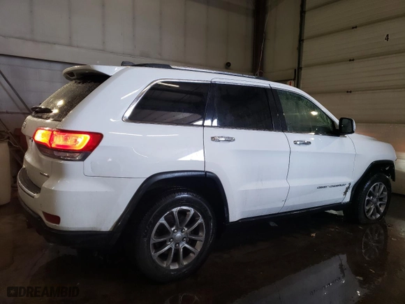 2014 Jeep Grand Cherokee Limited with VIN 1C4RJFBG4EC459944, listed as a Copart auction lot 45639075 with 160,954 mi miles and Salvage Title. Bid and sale history available at carsss.com. Image 3.