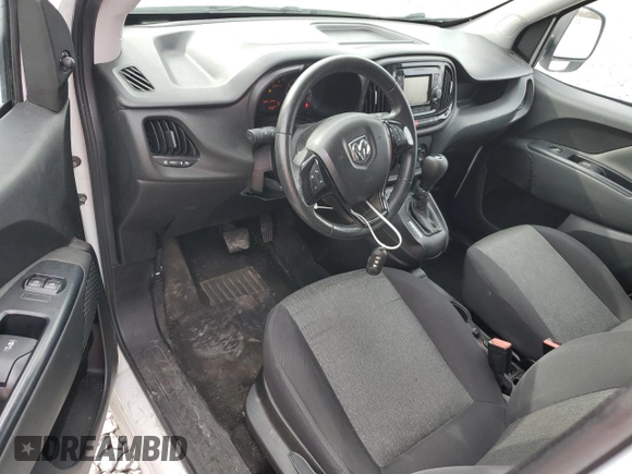 2016 Ram ProMaster City Cargo Tradesman SLT with VIN ZFBERFBT4G6B08446, listed as a Copart auction lot 51034355 with 187,553 mi miles and Salvage title. Bid and sale history available at DreamBid. Image 8.