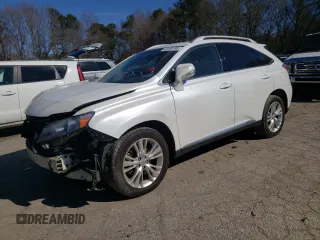 2012 Lexus RX 450h with VIN JTJBC1BA7C2431114, listed as a Copart auction lot 46193195 with 172,897 mi miles and Salvage Title. Bid and sale history available at DreamBid. Image 1.
