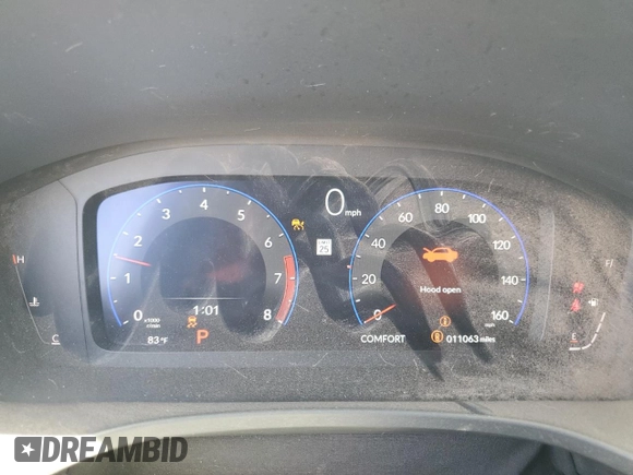 2025 Acura Integra Technology z VIN 19UDE4H62SA008571, wystawiony jako Copart lot #49545825 z przebiegiem 11 063 mil mil oraz Szkoda całkowita • Salvage title. Historia ofert i sprzedaży dostępna na DreamBid. Obrazek 9.