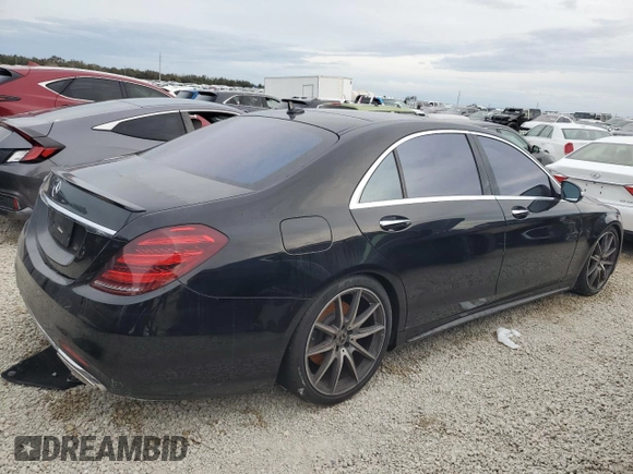 2020 Mercedes-Benz S-Class S 450 with VIN WDDUG6GB1LA506366, listed as a Copart auction lot 77251484 with 0 mi miles and Non Repairable. Bid and sale history available at carsss.com. Image 3.