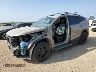 2022 GMC Terrain AT4 z VIN 3GKALYEV0NL217366, wystawiony jako Copart lot #50094585 z przebiegiem 70 545 mil mil oraz Szkoda całkowita • Salvage title. Historia ofert i sprzedaży dostępna na DreamBid. Obrazek 1.