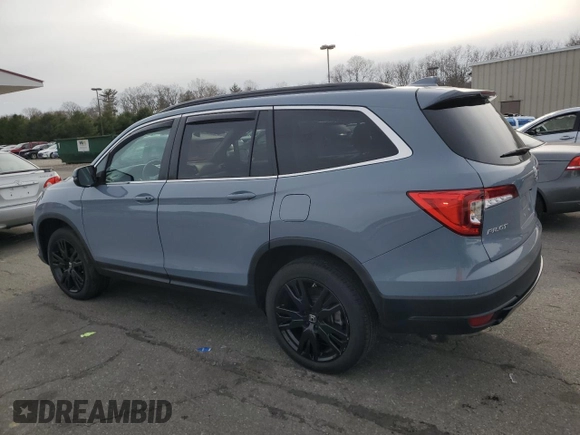 2022 Honda Pilot Special Edition with VIN 5FNYF6H21NB035195, listed as a Copart auction lot 50186965 with 34,894 mi miles and Salvage Title. Bid and sale history available at carsss.com. Image 2.