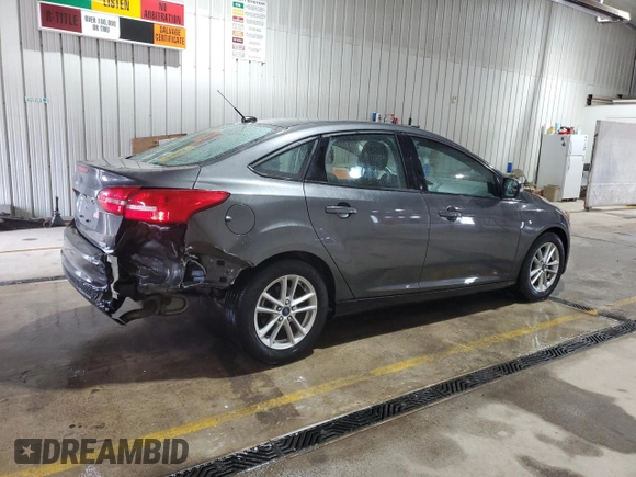 2017 Ford Focus SE with VIN 1FADP3FE9HL281457, listed as a Copart auction lot 53134295 with 48,633 mi miles and Salvage Title. Bid and sale history available at carsss.com. Image 3.