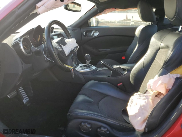 2020 Nissan 370Z Coupe Sport with VIN JN1AZ4EH8LM821976, listed as a Copart auction lot 82399424 with 57587 miles and Salvage Title. Bid and sale history available at carsss.com. Image 7.