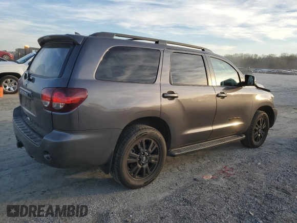 2018 Toyota Sequoia SR5 with VIN 5TDZY5G16JS070984, listed as a Copart auction lot 81358604 with 85,179 mi miles and Salvage Title. Bid and sale history available at carsss.com. Image 3.