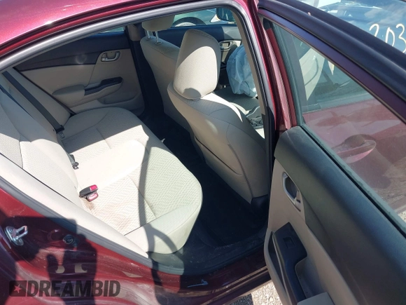 2015 Honda Civic LX with VIN 19XFB2F52FE116108, listed as a IAAI auction lot 42020372 with 161,385 mi miles and . Bid and sale history available at DreamBid. Image 8.