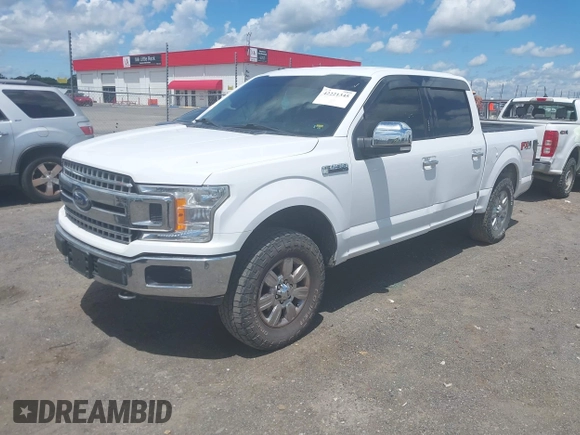 2018 Ford F-150 XL with VIN 1FTEW1E50JKC91068, listed as a IAAI auction lot 42221345 with 135,095 mi miles and . Bid and sale history available at DreamBid. Image 19.