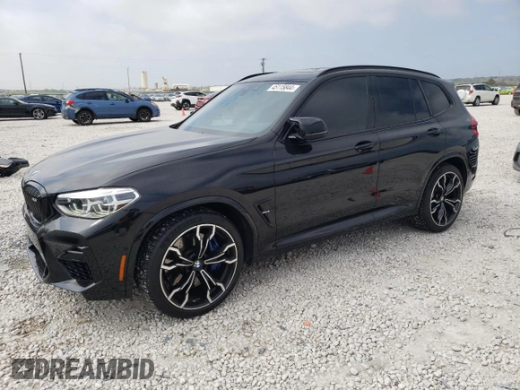 2020 BMW X3 M Competition with VIN 5YMTS0C00L9B84014, listed as a Copart auction lot 45115844 with 45,311 mi miles. Bid and sale history available at carsss.com. Image 1.