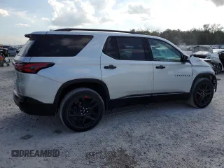 2022 Chevrolet Traverse Premier with VIN 1GNERKKW5NJ120765, listed as a Copart auction lot 72594954 with 35,055 mi miles and Salvage Title. Bid and sale history available at carsss.com. Image 3.