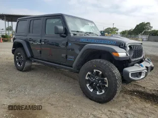 2024 Jeep Wrangler Rubicon z VIN 1C4RJXR6XRW291900, wystawiony jako Copart lot #61682885 z przebiegiem Nie podano mil oraz Szkoda całkowita • Salvage title. Historia ofert i sprzedaży dostępna na DreamBid. Obrazek 4.