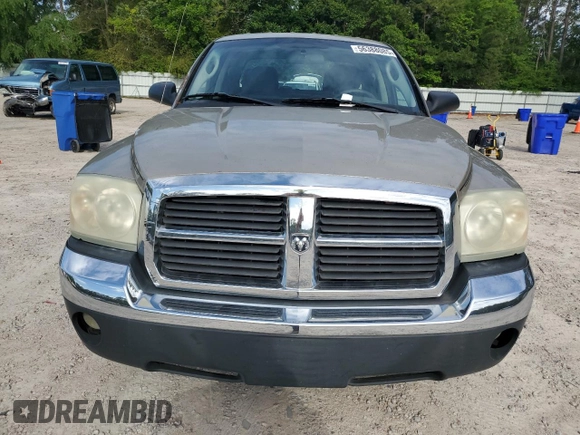 2005 Dodge Dakota SLT with VIN 1D7HE48N45S300475, listed as a Copart auction lot 56388085 with 114,997 mi miles and Clean Title. Bid and sale history available at DreamBid. Image 5.