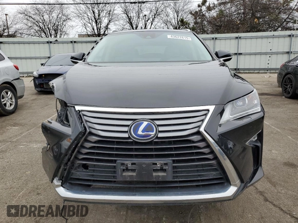 2018 Lexus RX with VIN JTJDGKCA7J2002652, listed as a Copart auction lot 43622615 with 80,374 mi miles and Salvage Title. Bid and sale history available at carsss.com. Image 5.