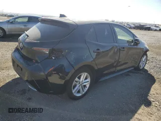 2021 Toyota Corolla Hatchback SE with VIN JTND4MBE4M3115822, listed as a Copart auction lot 77622034 with 83,268 mi miles and Salvage Title. Bid and sale history available at carsss.com. Image 3.