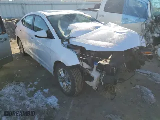 2020 Hyundai Elantra Value Edition with VIN 5NPD84LF2LH581235, listed as a Copart auction lot 88978305 with 0 mi miles and Salvage Title. Bid and sale history available at carsss.com. Image 4.