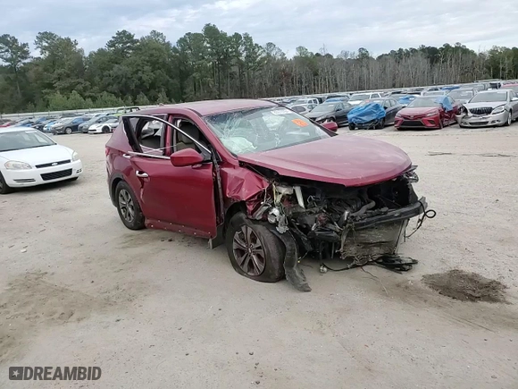 2015 Hyundai Santa Fe Sport with VIN 5XYZT3LB5FG259096, listed as a Copart auction lot 80970494 with 152,550 mi miles and Salvage Title. Bid and sale history available at carsss.com. Image 11.
