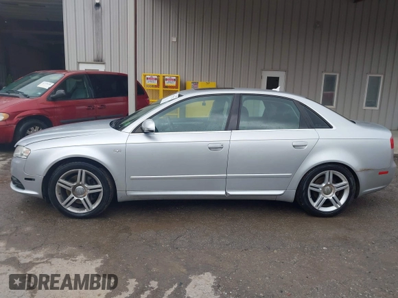 2008 Audi A4 2.0T with VIN WAUDF78E68A110062, listed as a IAAI auction lot 41727732 with 122,633 mi miles and . Bid and sale history available at DreamBid. Image 14.