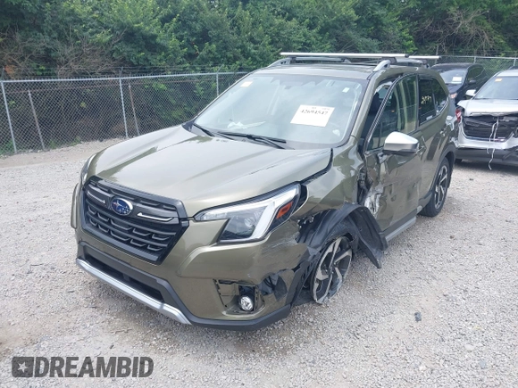 2023 Subaru Forester Touring with VIN JF2SKARC6PH400678, listed as a IAAI auction lot 42694547 with 14,484 mi miles and . Bid and sale history available at DreamBid. Image 22.