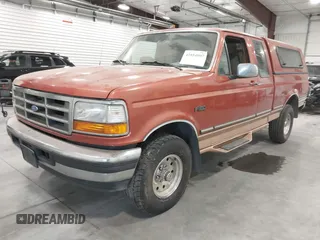 1995 Ford F-150 with VIN 1FTEX14H1SKB10036, listed as a IAAI auction lot 41854007 with 1 mi miles. Bid and sale history available at carsss.com. Image 2.