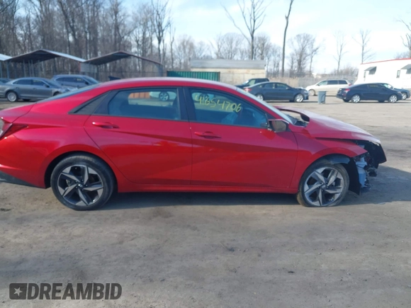 2023 Hyundai Elantra SEL with VIN 5NPLS4AG9PH099487, listed as a IAAI auction lot 41654706 with 14,225 mi miles and . Bid and sale history available at DreamBid. Image 13.